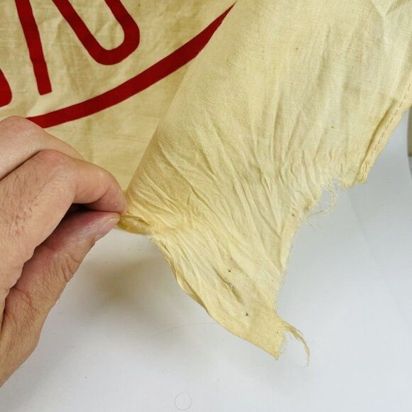 Wahoo Centennial Linen Banner Flag Sign Wahoo Nebraska NE 1970 34"x34" - Picture 5 of 9